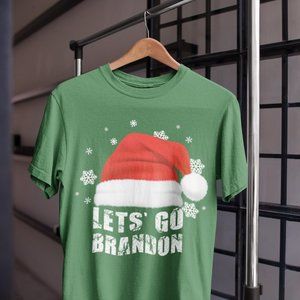 LETS GO BRANDON SANTA STYLE CHRISTMAS SHIRT